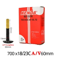 자전거 타이어 내부 튜브 도로 카메라 액세서리 Presta FV A V 700C * 18-23C 23-25C 28-32C 35-43C, 01 700C를 입력하세요.