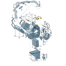 MAHLE 福斯 T5 T6 T6.1 冷氣風向伺服馬達, 1個, 22號