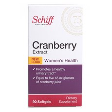 Schiff 女性蔓越莓軟膠囊, 90顆, 1盒
