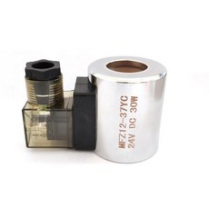 유압 솔레노이드 밸브 코일 MFZ12-37YC 24V 구멍 직경 23mm 높이, 1개