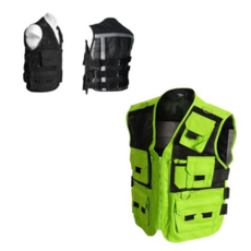 라이더조끼 경호 전술 텍티컬 망사 rm-6002 배달조끼 보안조끼 경호조끼 방범조끼, 그린