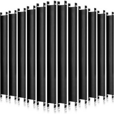 페리이터 12개 앞뒤 레일 측면 서랍 걸이 파일 바 블랙 캐비닛 글자 보관 정리함용 스테인리스 스틸 부품 길이 15 76인치, 6