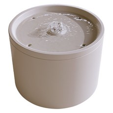 陶瓷自動循環貓咪飲水機 靜音水泵 5V低功耗, 白色, 1個, 1100ml