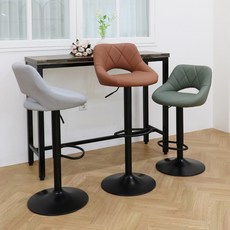체어센스 린지 고상A 바체어 아일랜드 식탁 홈바 바텐 높은 카페 업소용 바 빠 의자, 고상A그레이, 2개