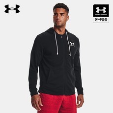 [정상가 79 000원] UA 라이벌 테리 남성 풀 집업_1370409-001