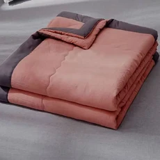 양면 냉각 담요 냉기 효과 통기성 컨디셔닝 이불 용수철 여름 단색 쿨러 신제품, 04 Rose Red