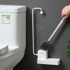 공중부양 실리콘 변기솔 고무소재 자석고정 19614EA 1(PC)
