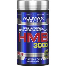 ALLMAX HMB 3000 素食膠囊, 1個, 120錠, 120錠