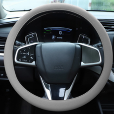 차량 핸들 논슬립 실리콘 커버 미끌림 없는 핸들커버, 블랙