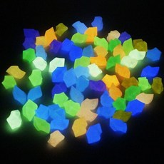 관상어용품 수조장식 형광조명돌 치어숨김 바닥디자인용 대형