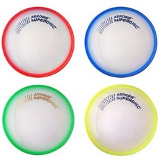 에어로비 슈퍼 디스크 플라잉디스크 원반 24.5cm, 색상 랜덤발송, 1개