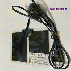 美賣 加熱片、加溫墊 可調溫 爬蟲 守宮 蠍子 倉鼠 蜥蜴 角蛙 鬥魚 青蛙 鼠兔 蜜袋鼯, 1個, 加溫片 7W 15CM*28CM