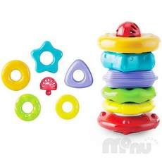 유렌콩 오감발달 딸랑이 링쌓기 아기교구 모양맞추기 링끼우기