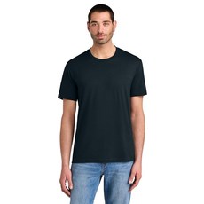 District Perfect Tri Tee DM130 헤더 차콜 XL, 네이비