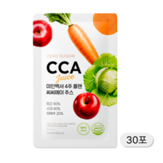 무가당 국내산 100% CCA 클렌즈 ABC 까 주스, 30개, 100ml