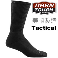 Darn Tough Tactical 軍用戰術羊毛襪/生存遊戲/登山襪子 T4021 黑, 1個, M