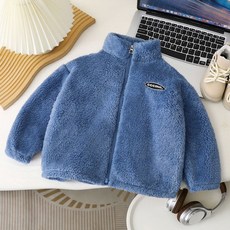 兒童外套 秋冬上新兒童雙面珊瑚絨拉鏈外套 戶外運動衣9021