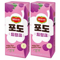 델몬트 팩음료 포도 드링크(+대순이 캐릭터 포토카드 증정), 24개, 190ml