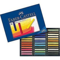 富福里 德國 輝柏 Faber-Castell 創意工坊 36色軟性粉彩條 長條型 128336, 36色, 1個