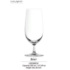 LUCARIS 無鉛水晶高腳啤酒杯 LS03BR14 395ml, 詳見包裝