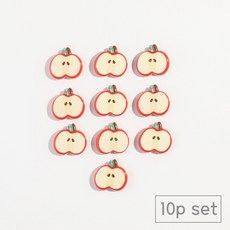 84x84 냉장고 현관문 인테리어 자석 마그넷, 애플10p