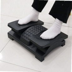 풋레스트 좌우분리형 사무실 각도조절 양발 책상 가정용 지압판 발받침대 59000EA 1EA
