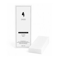 오아소 왁싱 부직포 무슬린천 100장 컷팅 7x20cm, 1개