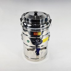명보산업 스테인리스 보온보냉 물통 업소용 육수통, 40L