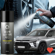 차량 타이어용품 트랙스 체인 스노우체인 눈길 타이어, 트랙스 스프레이체인