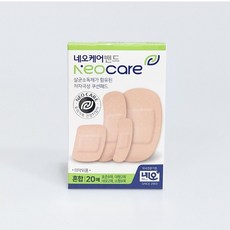 네오케어밴드 일회용 데일밴드 혼합 20매 1통 (5019), 단일, 005019