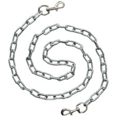 제이제이펫 체인 개줄 리드줄 양방향 스냅 5mm 6mm 개목줄 체인개줄 중형견 대형견, 1개