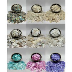 자개조각 자개가루 100g 달항아리 나전칠기 전통공예 네일아트, 1개, 화이트 100g