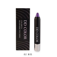 DD COLOR 絕色金鑽旋轉眼影筆 6色套組, 02紫色,3入, 1個