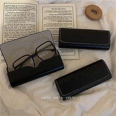 復古咖/純色簡約眼鏡盒 太陽墨鏡盒 日系輕便攜眼鏡收納盒 男學生版