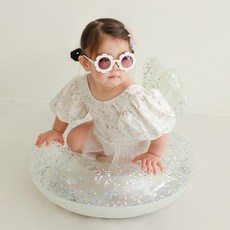 WEEK9 Tinkle Tube兒童玩水泳圈, 白色