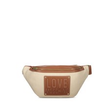 러브모스키노 로고 아플리케 벨트 백