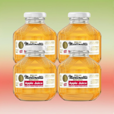 마르티넬리 골드메달 애플주스, 296ml, 4개