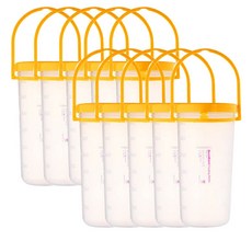 베스트케어 멸균 NON PVC 피딩통 피딩보틀 600mL (피딩줄제외), 10개