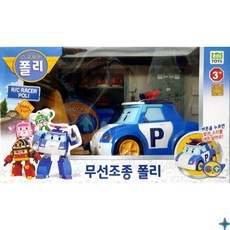 로보카폴리 로이토이즈 무선 조종 폴리 RC카, 혼합색상, 1개