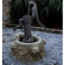 작두 손펌프 우물펌프 조경용 농사용 양수기 재래식 주철, 100 클래식블랙, 1개