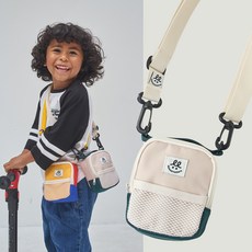 히히 미니 보냉 파우치 이유식 항균 방수 보온 보냉 가방 어린이집 약 간식 쿨러백, 베이지+베이지스트랩