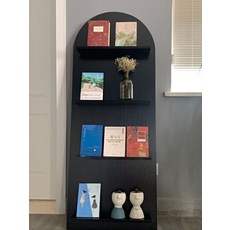빈티지 아치형 다층 잡지 책꽂이 북유럽 인테리어 선반 레트로 스타일의 스탠드형 책장 트렌디한 벽걸이형 다단식 꽂이 스타일 인스타그램에 올리기 좋은, 1단, 기타 사이즈 주문 제작