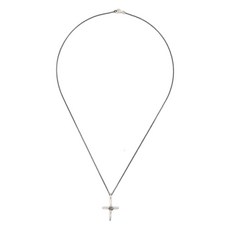 로사마리아 스털링 실버 다이아몬드 네크리스