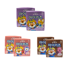 마이키즈 딸기2+초코2+블루베리2 체험팩, 150ml