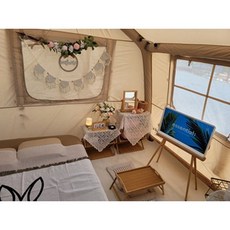 CAMPING DECO 루디 이지케빈 에어텐트 호환러그 (에어폴컷팅) 캠핑카페트, 브라운 색상, 루디 이지케빈 에어텐트 전용 카페트