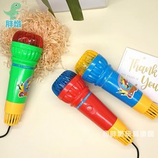兒童迴音麥克風玩具，寶寶擴音話筒卡拉OK，無需用電幼兒唱歌玩具，安全無毒, 1個