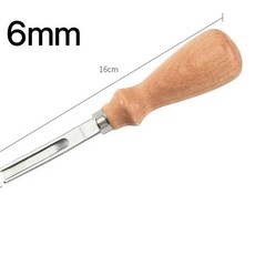 가죽 가장자리 스키빙 베벨러 도구 넓은 공예 키트 공예용 트리머, 1개, 2. 6 mm
