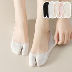 여자 타비양말 페이크삭스 일본 쪼리 엄지 발가락 짧은 덧신 5켤레 세트