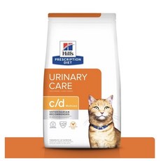 Hill's Prescription Diet c/d Multicare URINARY CARE 貓飼料 獸醫推薦 幫助溶解結石 1.5公斤, 1個, 貓處方C/D 1.5公斤