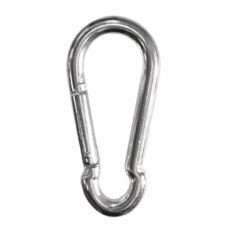 [제이엠몰닷컴] 강철비너 강철카라비너 카라비나 스냅후크 밧줄 후크고리 등산고리 캠핑고리 걸이, 1개